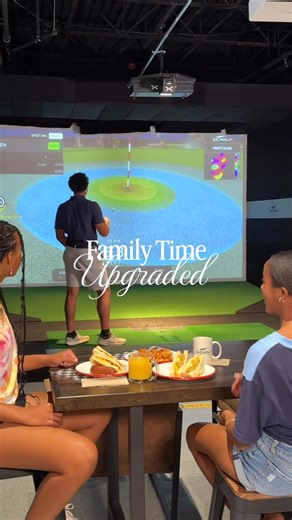 Now that’s an upgrade. We’ve got your next family outing handled. Stop in with the fam this weekend   book your tee time on our site: https://playxgolf.com/locations/annapolis/ #fyp #indoorgolf #marylandgolf #sportsbar