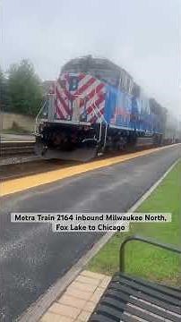 Metra Train 2164 Fox Lake to Union Station, Chicago