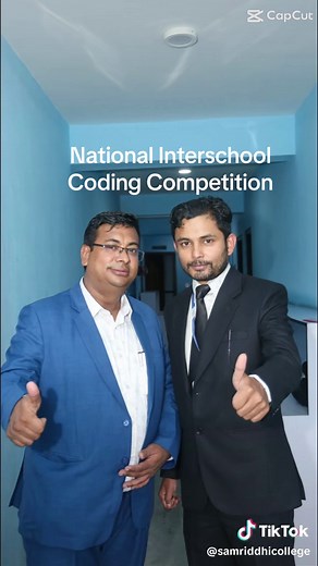 National Interschool Coding Competition organized by #codingolympicsnepal host partner #samriddhicollege #interschoolcompetition #coding #fyp