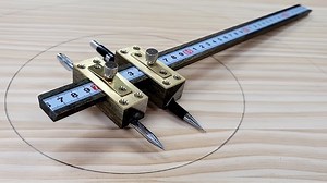 2.4K views · 30 reactions | homemade compass Making a compass essential for woodworking | Woodworking Guide | Facebook