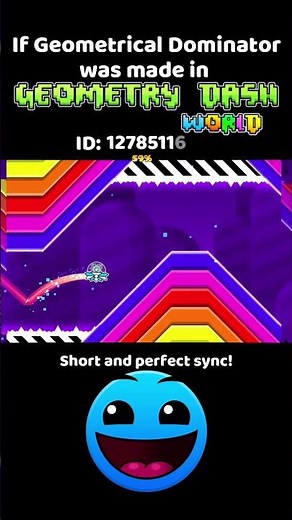Geometrical Dominator in GD World! #geometrydash