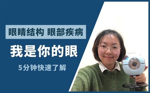 一起学医 || 5分钟快速了解眼睛结构和眼部疾病 | 角膜-结膜-视网膜，近视-干眼-白内障