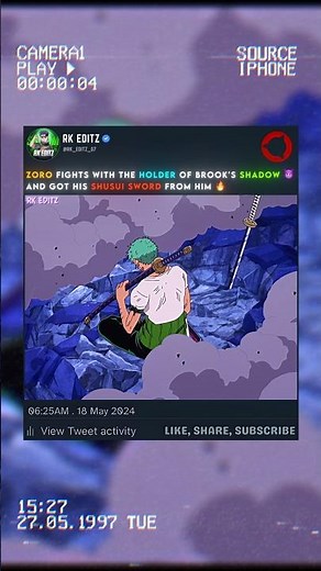 ZORO GOT SHUSUI BLADE 😈🔥