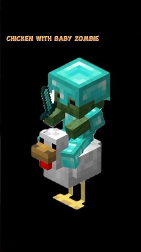 How To Summon A Chicken With Baby Zombie In Minecraft