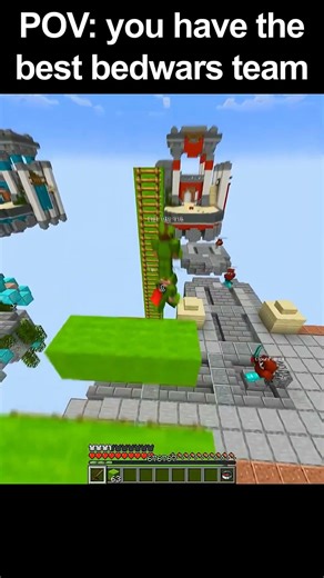 “BEST BEDWARS TEAM EVER 😱🔥 1v4 CLUTCH + INSANE RUSH (NOOB TO PRO)”