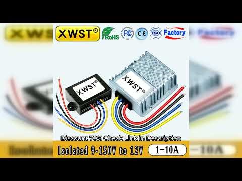 Isolated DC DC Converter 9-150V to 12V 1-10A Voltage Regulator Transformer Module 12V24V36V84V96V120