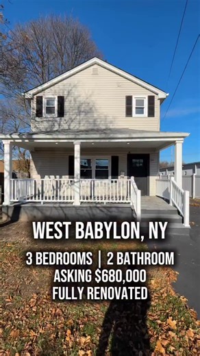 Chris Schneider | Long Island Realtor on Instagram: "Beautifully renovated Colonial in West Babylon! DM me for the full listing! Looking to Buy/Sell on Long Island? Shoot me a DM! Christopher Schneider Licensed Real Estate Salesperson Keller Williams Realty Elite 516-815-9654 #fyp #viralvideo #realestateforsale #longisland #realtor LA Eliot Duran Coldwell Banker Easton Property"