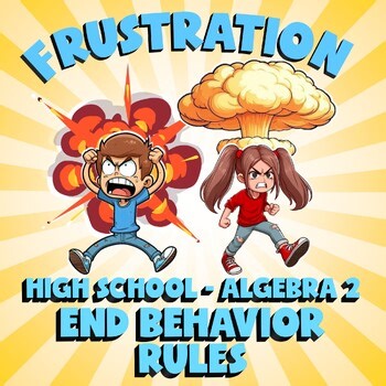 End Behavior Rules FRUSTRATION Math Game - No Prep Algebra 2 Review Activity