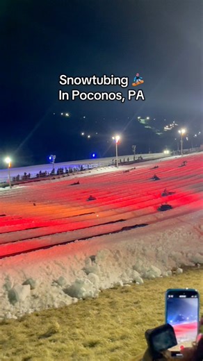 Coming to the poconos to go snow tubing at camelback mountains 🎿 #snowtubing #poconosmountains #funthingstodo #tubing #poconospa #snowactivities #camelbackresort | Whoiselijahl