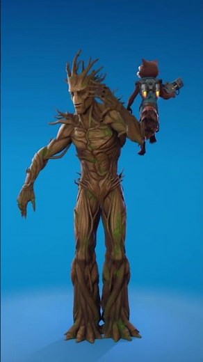 Potted Groot Dance Emote Showcase ft. GROOT | Fortnite x Guardians Of The Galaxy
