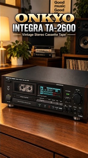ONKYO TA-2600 👇SEE FULL VIDEO👇 The missing Rare Original Wood Side Panels!