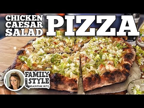 Blackstone Betty's Chicken Caesar Salad Pizza | Blackstone Griddles