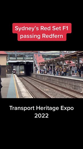 Sydney’s Red Rattler F1 #trains #railways #railroad #trainspotting #transport #nswgr #transportfornsw #transportheritagensw #trainstation #transportheritageexpo2022 #sydneytrains #redrattler #redset