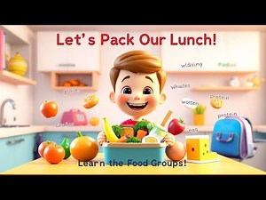 Let’s Pack Our Lunch! | Fun Food Groups Song for Kids 🍎🥪