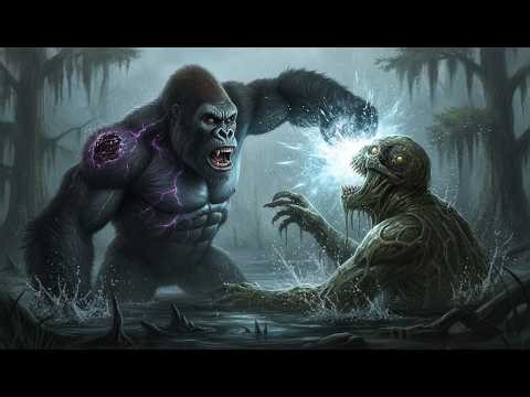 KING KONG vs GIANT SWAMP MONSTER: Kong's Vision Fails After Toxic Bite