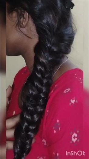 Easy Fishtail Braid Tutorial ✨ Perfect hairstyle for both western & traditional looks! 💖