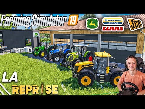 4 TRACTEURS : 1 ACHAT ! La Reprise ! Farming Simulator 19