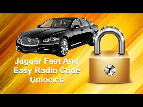 How To Find Your Jaguar Radio Code Serial Unlock