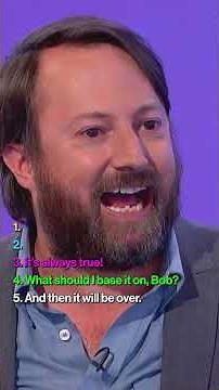 Top 5 Bob Mortimer VS David Mitchell Moments 😂 #bobmortimer #davidmitchell #wouldilietoyou