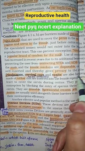 Reproductive Health#neet Neet preparation#ncert#pyqs#mcqs#important#biology#neet#viral#shorts