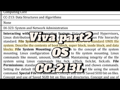 standard UNIX file system | boot, super, inode, data blocks||CC-213L |‪@InnovateiTzoneofficial‬