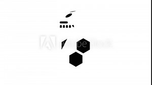 Jar honey icon animation simple best object on white