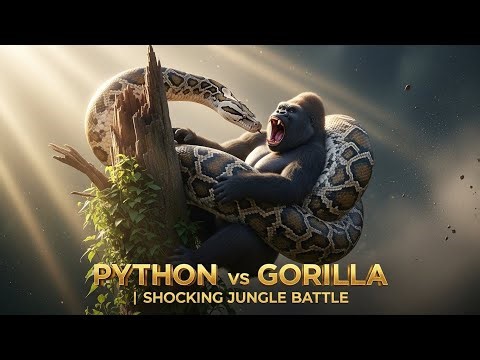 Python vs Gorilla | The Most Shocking Jungle Battle Ever Caught on Camera