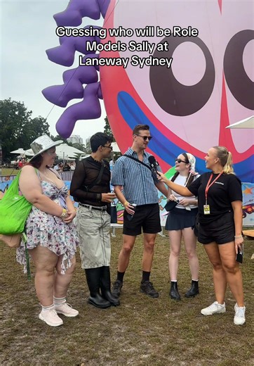 Sally as Role Model at Laneway Festival