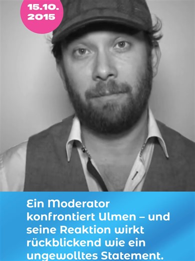 Ein Moderator konfrontiert Christian Ulmen - und seine Reaktion wirkt rückblickend wie ein ungewolltes Statement. | Quelle 1Live #christianulmen #collienfernandes #archivmaterial