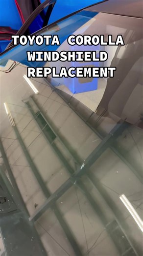 Precision matters. Toyota windshield replacement done right. #BlueChipAutoGlass #windshieldreplacement #toyota #foryoupage #autoglass