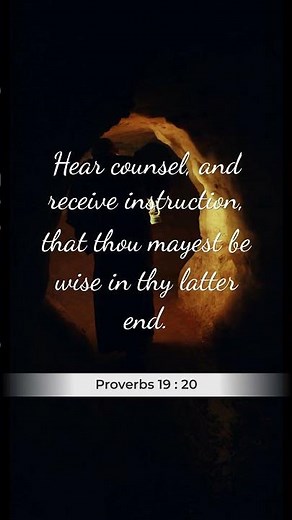 Proverbs 19:20 (KJV) | Bible Verse for Guidance and Direction
