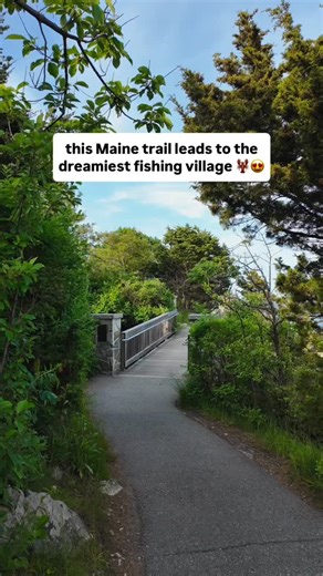 Vira Egelston • Travel Journal on Instagram: "This coastal walk leads to a fishing village 🤍 Marginal Way → Perkins Cove, Ogunquit, Maine #visitmaine #perkinscove #lobsterman"