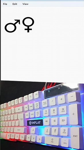 Alt Code Shortcuts for Gender Symbol Icon. #keyboard #computerhardware