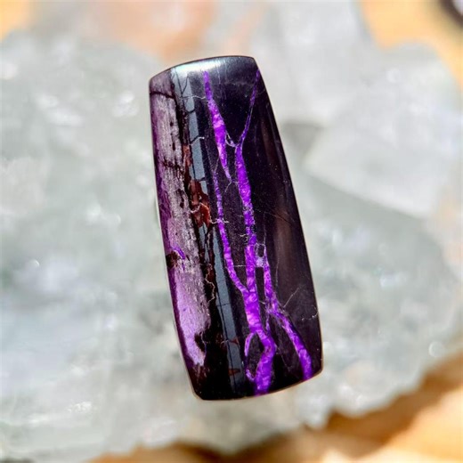 Natural Sugilite Gemstone – Purple Crystal for Jewelry Making, Healing and Collecting - Etsy