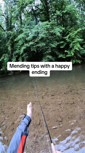 Mending is managing your flyline’s drifting speed in comparison to your flies to try amd get the most natural drift. If your fly line drifts faster than your fly, it will pull your fly down stream reukting in a fast, unnatural drift. If your fly line is drifting slower than your fly, it will slow down the speed of your fly, making it look unnatural. #flyfishing #flyfishingtips #flyfishdelawhere #hiwdoyoumend #flyfishingmend #mending #troutflyfishing #trout #icaughtafish #fkyfishingjunkie #fishin