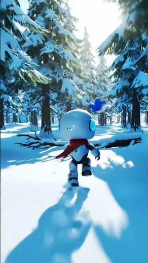 Robot Peter Shares a Gentle Moment