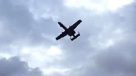 A-10 Warthog Flyby in Afghanistan