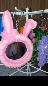 Fuzzy wire Mirror Keychain🪞 Now available!😍 #fuzzywirecrafts #fuzzywiremirror | 3R