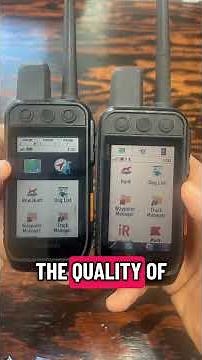 The difference in screen quality in the Garmin Alpha 200 vs the 300 #garminalpha #gundogsupply