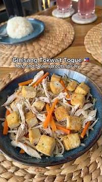 Ginisang Tokwa at Togue (Tofu & Bean Sprouts Stir-fry) #filipinofood #homecooking #cooking #recipe