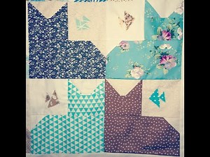 Couture facile - Patchwork débutants - Tableau chats - Créer un chat en 5 étapes très simples !