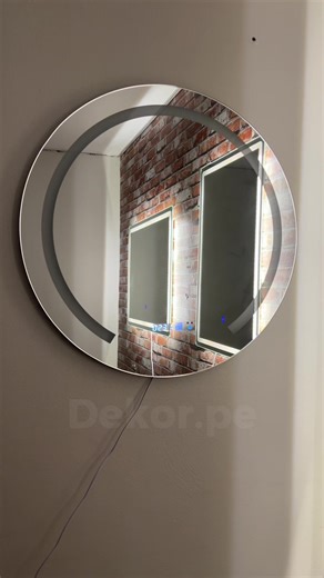 Espejos led con sensor de movimiento #espejosdecorativos #espejointeligente #espejosredondos #espejosdebaño | Dekor.pe