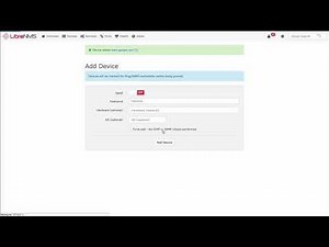 [LibreNMS] How to add a ping only device