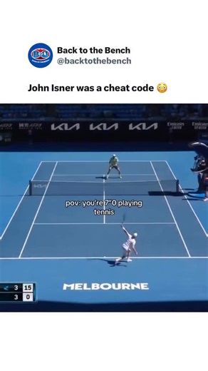Back to the Bench on Instagram: "John Isner looked like he shouldn’t move the way he did — and yet he did. At 6’10”, Isner was one of the tallest players the sport has ever seen, and his height turned his serve into one of the most dominant weapons in tennis history. The angle, the bounce, the pace — returners were constantly guessing, and often helpless. But what made Isner impressive was everything beyond the serve. Despite his size, he moved well, covered the court intelligently, and used his