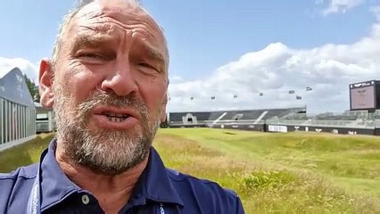 Martin Dempster at Genesis Scottish Open on Monday