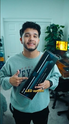 The best desk add on!🔦 #desksetup #computer #tech