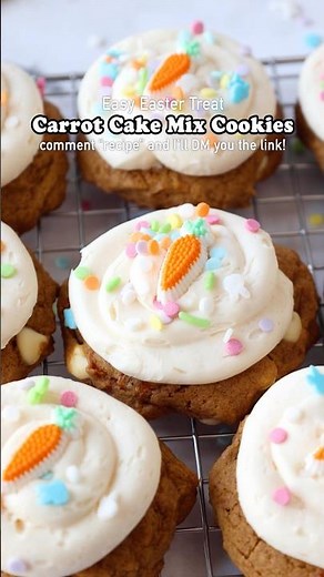 Carrot Cake Mix Cookies (Easy 3-Ingredient Recipe)
