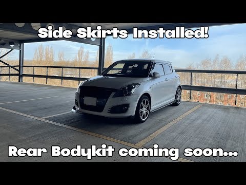 Installing my own Swift Sport Custom Side Skirts (ZC32S)