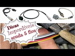 Testes infalíveis de sonda lambda (5 fios) banda larga no carro - Bosch e NGK.