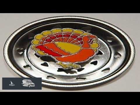 Thanksgiving Turkey Gobble Enamel Novelty Sink Strainer
